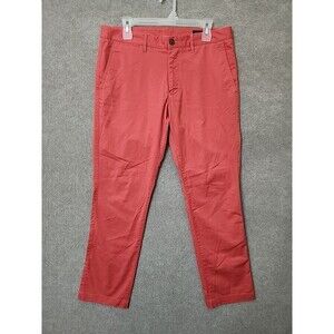 Bonobos Tailored Fit Chino Pants Mens 33x30 Pink Stretch